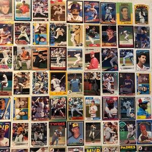 70 Baseball Cards Mike Schmidt Yordan Alvarez Wade Boggs Andre Dawson Fisk Pudge